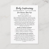 Lichaamsgehalte Ultrasonische ventilatie-informati Visitekaartje (Voorkant)