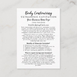 Lichaamsgehalte Ultrasonische ventilatie-informati Visitekaartje