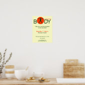 Lichaamsgewicht fitness Personal Trainer Posters (Keuken)