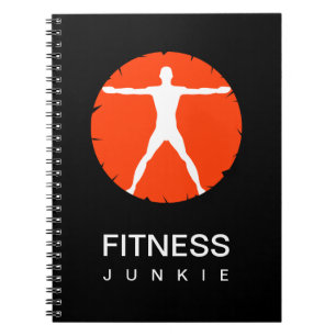 Lichaamsgewicht fitness sport Junkie Custom Notebo Notitieboek