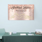 Lichaamsgewicht Logo Massage Drives Roos Gold Spandoek (Beurs)