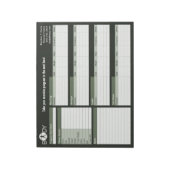 Lichaamsgewicht Persoonlijke verkenningslogboeklap Notitieblok (Linkerzijde)