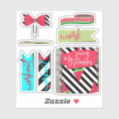 Lichaamsgewicht Planner 4, sticker set (Vel)