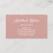 Lichaamsgewicht Schoonheid Logo Massage Stapels Bl Visitekaartje (Achterkant)