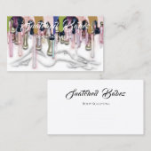 Lichaamsgewicht Schoonheidsgerichte massageschijve Visitekaartje (Voorkant / Achterkant)