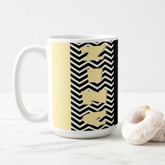 Lichaamsgezondheidsgeschiktheidsontwerp gym lovers koffiemok (Met donut)