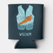 Lichaamskleding voor zwemmers Grafisch speciaal ge Blikjeskoeler (Voorkant)