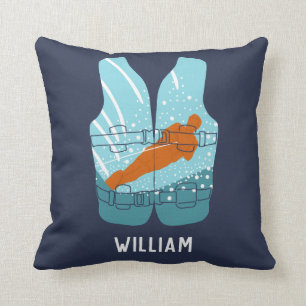 Lichaamskleding voor zwemmers Grafisch speciaal ge Kussen