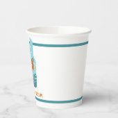 Lichaamskleding voor zwemmers Grafisch speciaal ge Papieren Bekers (Links)