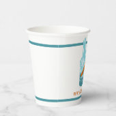 Lichaamskleding voor zwemmers Grafisch speciaal ge Papieren Bekers (Rechts)