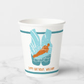 Lichaamskleding voor zwemmers Grafisch speciaal ge Papieren Bekers (Voorkant)