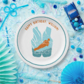 Lichaamskleding voor zwemmers Grafisch speciaal ge Papieren Bordje (Feest)