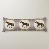 Lichaamskussen 50 x 135 cm Kunst paard dier huisdi (Voorkant)