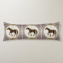 Lichaamskussen 50 x 135 cm Kunst paard dier huisdi