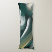 Lichaamskussen Abstracte trend interieur groen (Voorkant Verticaal)