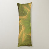 Lichaamskussen Fractal Licht Groen Palet (Achterkant (Verticaal))