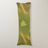 Lichaamskussen Fractal Licht Groen Palet (Voorkant Verticaal)