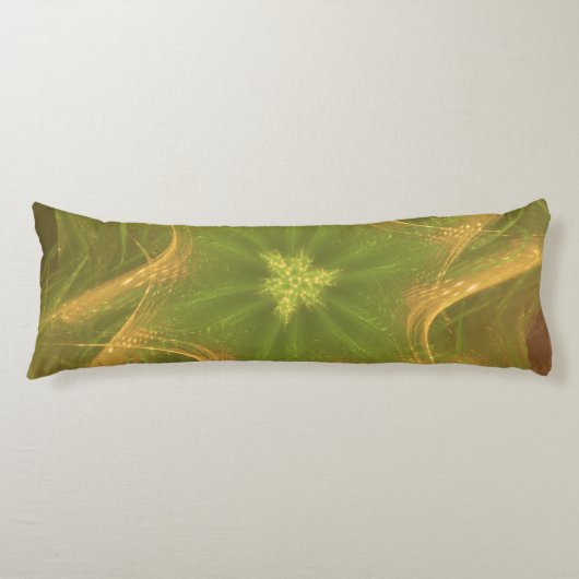 Lichaamskussen Fractal Licht Groen Palet (Voorkant)