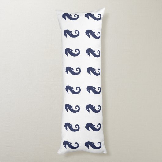 Lichaamskussen - Zeeen (marineblauw) (Achterkant (Verticaal))