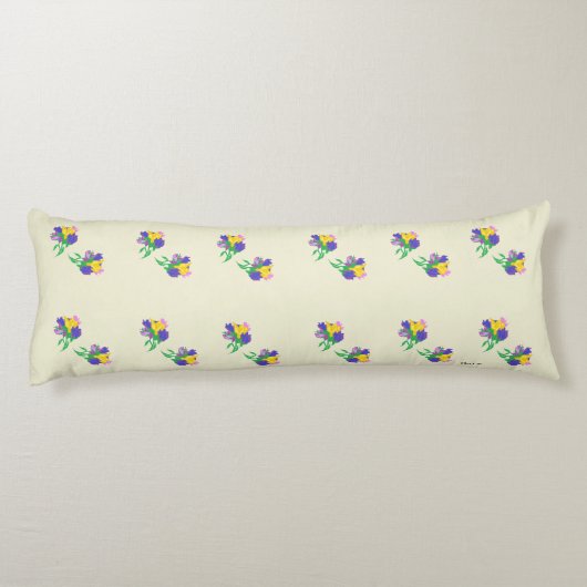 Lichaamslang: Tulpen Lichaamskussen (Achterkant)