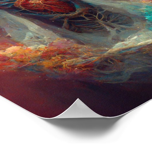 Lichaamslichaam dat donkere Fantasy Science Fictio Poster (Hoek)