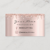 Lichaamslichaam dat Logo sociale media Roos oversp Visitekaartje (Achterkant)