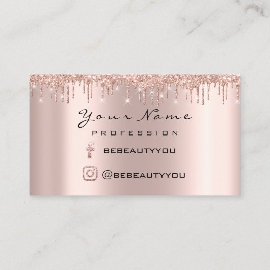 Lichaamslichaam dat Logo sociale media Roos oversp Visitekaartje (Achterkant)