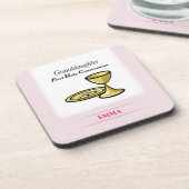 Lichaamslichaam en kleindochter bier onderzetter (Linkerzijde)