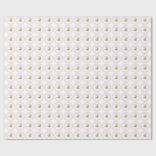 Lichaamslichaam en kleindochter cadeaupapier (Vlak)