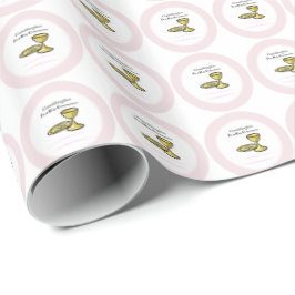 Lichaamslichaam en kleindochter cadeaupapier