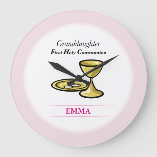 Lichaamslichaam en kleindochter grote klok (Voorkant)