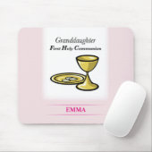 Lichaamslichaam en kleindochter muismat (Met muis)