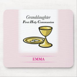 Lichaamslichaam en kleindochter muismat