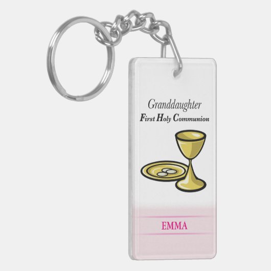 Lichaamslichaam en kleindochter sleutelhanger (Voorkant Links)