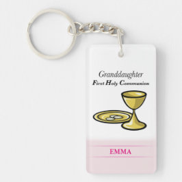 Lichaamslichaam en kleindochter sleutelhanger