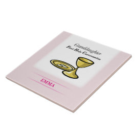 Lichaamslichaam en kleindochter tegeltje