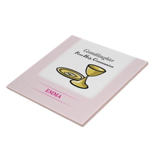 Lichaamslichaam en kleindochter tegeltje (Zijkant)