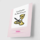 Lichaamslichaam en kleindochter vierkante klok (Hoek)