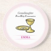 Lichaamslichaam en kleindochter zandsteen onderzetter (Voorkant)