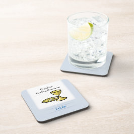 Lichaamslichaam en kleinzoon bier onderzetter