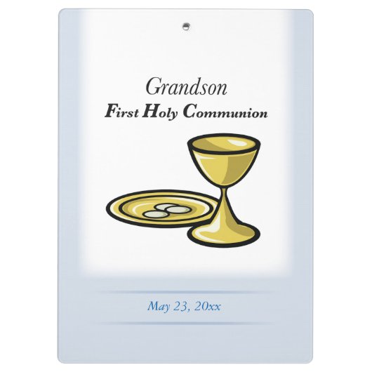 Lichaamslichaam en kleinzoon klembord (Achterkant)