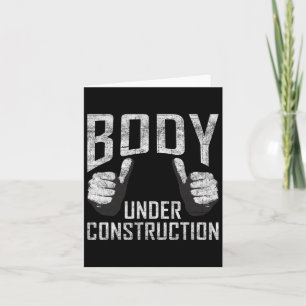 Lichaamslichaam onder bouw Gym Workout Bodybuildin Kaart