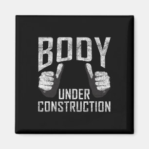 Lichaamslichaam onder bouw Gym Workout Bodybuildin Magneet
