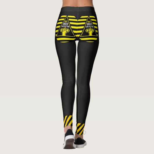 Lichaamslichaam onder Leggings in de bouw (Achterkant)