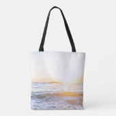 Lichaamslichaam onder zonsondergang tote bag (Achterkant)