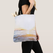 Lichaamslichaam onder zonsondergang tote bag (Dichtbij)