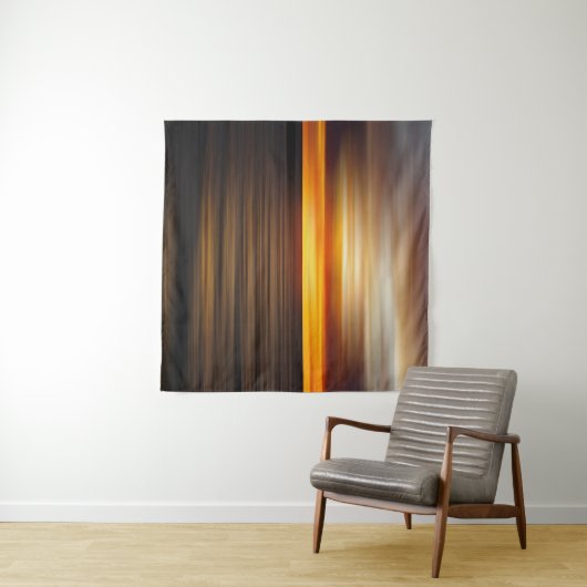 Lichaamslichaam tijdens zonsondergang wandkleed (In Situ (horizontaal))