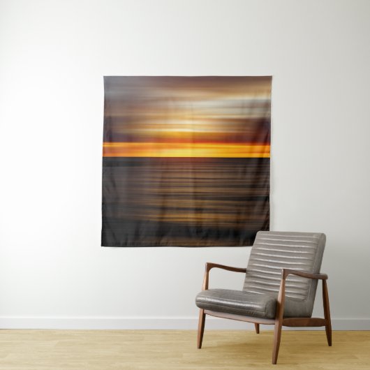 Lichaamslichaam tijdens zonsondergang wandkleed (In situ)