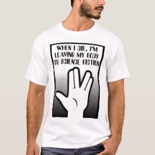 Lichaamslichaam voor natuurkunde Fiction Funny Shi T-shirt
