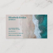 Lichaamslichaam voor waterfotografie visitekaartje (Achterkant)